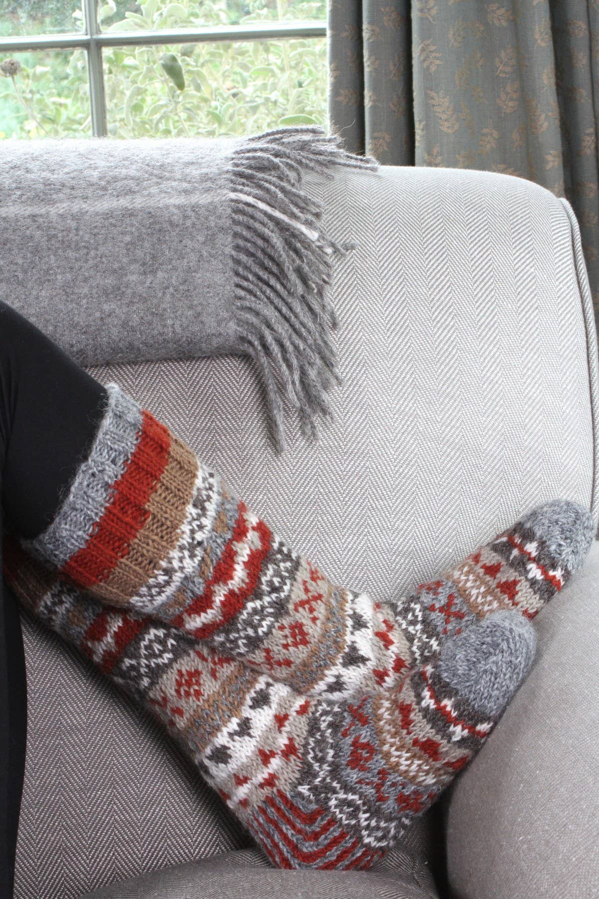 Finisterre Long Socks Grey: Grey